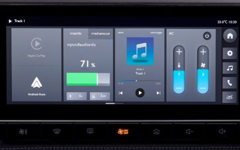สบายทุกมุมมองกับหน้าจอ CLUSTER แสดงผลอัจฉริยะแบบ TOUCHSCREEN ขนาด 1 0.25 นิ้ว สบายทุกมุมมองกับหน้าจอ CLUSTER แสดงผลอัจฉริยะแบบ TOUCHSCREEN ขนาด 1 0.25 นิ้ว