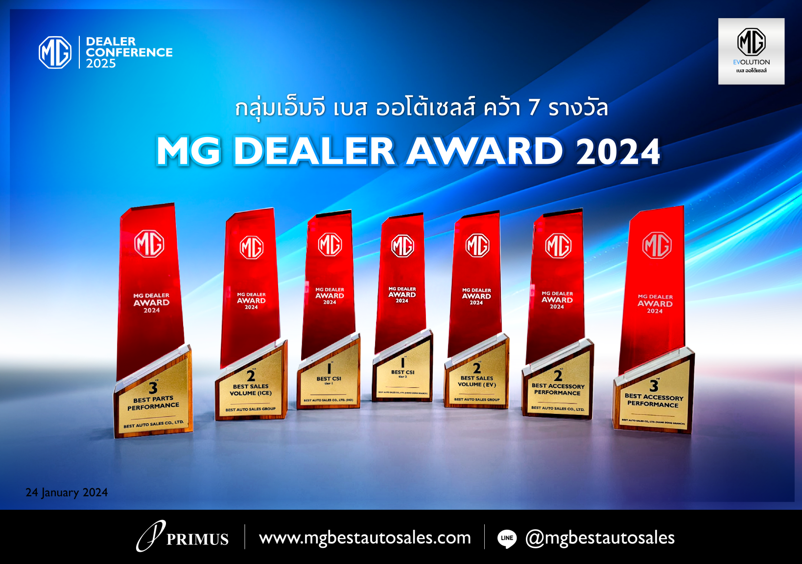 MG Dealer Award 2024 - LINE
